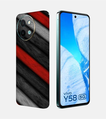 OggyBaba Vivo Y58 5g Mobile Skin(Colorfull Wood)