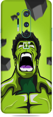 Gizmo Wraps Oneplus 8 Pro, Green Hulk-1 Mobile Skin(Multicolor)