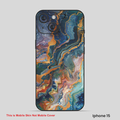 VYBE The Smart Choice iPhone 15 ART Mobile Skin(Multi color SKI I37)