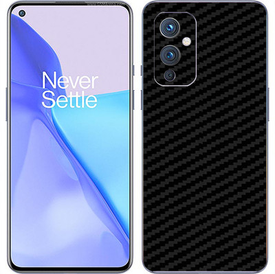 candeal mart OnePlus 9 carbon fiber 3D back skin / sticker wrap / Protective film Mobile Skin(Black)