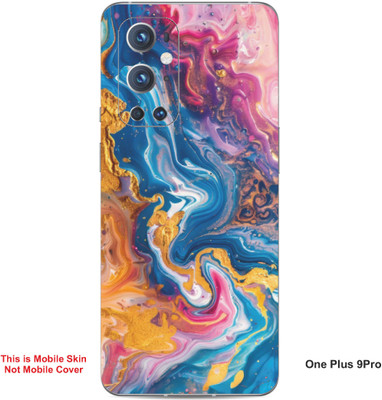 VYBE The Smart Choice One Plus 9 Pro Abstract Embossed Mobile Skin(Beauty Bush A5)
