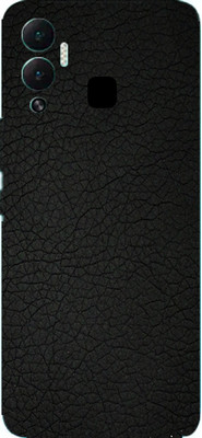 AsSkin Infinix Hot 12 Play, infinix hot 12 play, infinix Mobile Skin(Ultra Super Black Leather With High Matte Finish .Skin..)
