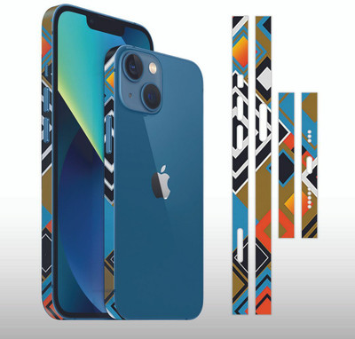 FCS iPhone 12 MiniiPhone 13 Mini, Side Panel Printed Vinyl Skin, DZ-13 Mobile Skin(DZ-13)