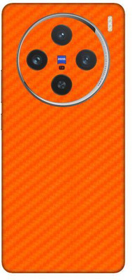 Vcare GadGets X100 5G Mobile Skin(Fiber Carbon Orange)