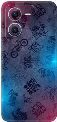 SKINADDA Vivo V25 5G Premium Vinyl Mobile Skin(Multicolor)