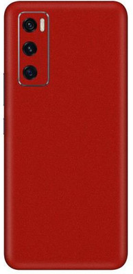 Vcare GadGets Vivo V20 SE Mobile Skin(Glitter Red)
