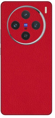 Vcare GadGets X100 5G Mobile Skin(Red Leather)