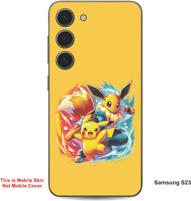 VYBE The Smart Choice Samsung S23 Pokemon Embossed Mobile Skin(Sandstorm 12)