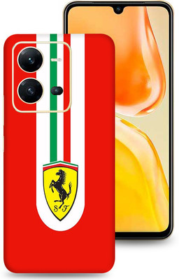 SkinoMania Vivo V25-5G Mobile Skin(Multicolor Red Ferrari)