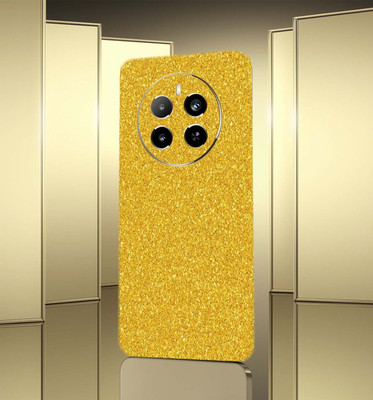 BugguSkin realme Narzo 70 Pro 5G Mobile Skin(Ulltra Super Sparkling Golden Glitter Skin With High Matte (Back+Side+Camera))