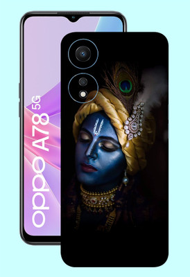 WeCre8 Skin's Oppo A78 5G Mobile Skin(Blue Krishna Multicolor Mobile Skin)