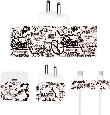 WRAPIFY Premium Sticker Skin Pre-Cut DIY Wrap for Apple 20W Fast Charger and Cable Mobile Skin(SS3)