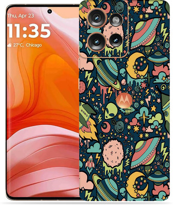 OggyBaba Moto Edge 50 Mobile Skin(Space Graffiti)