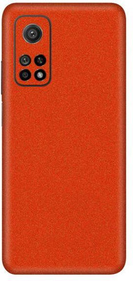 Vcare GadGets Mi 10 T 5G Mobile Skin(Glitter Orange)