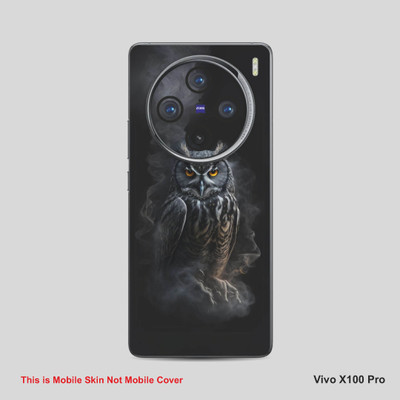 VYBE The Smart Choice Vivo X100 Pro Owl Mobile Skin Mobile Skin(Charcoal Grey A14)