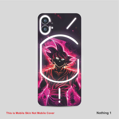 VYBE The Smart Choice Nothing 1 Goku Mobile Skin Mobile Skin(Wine Berry 6)