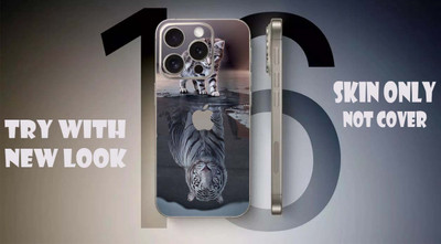 TJ CREATION Apple iPhone 16 Pro Mobile Skin(Silver)