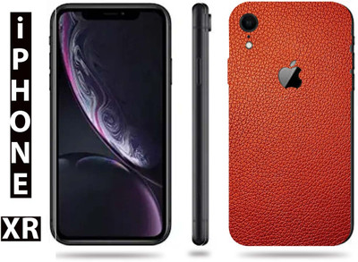 TJ CREATION Apple iPhone XR Mobile Skin(Ultra Red Leather Skin With High Mattte Finish.)