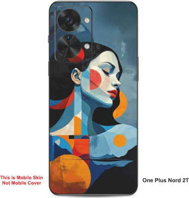 VYBE The Smart Choice One Plus Nord 2T Pattern Embossed Mobile Skin(Moonstone Blue A14)