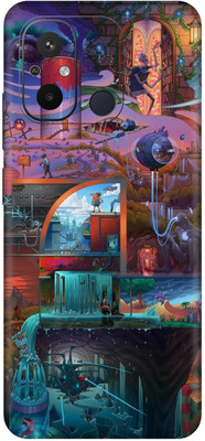 AMTHA AMTHA REDMI 12C Premium Vinyl Mobile Skin(Multicolor)