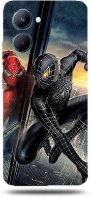 BugguSkin Realme C33 Mobile Skin(Ultra Super Black spiderman Skin With High Matte Finish.)