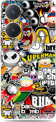 SkinoMania Vivo y27 Mobile Skin(Sticker-Bombing Multicolor Mobile Skin)