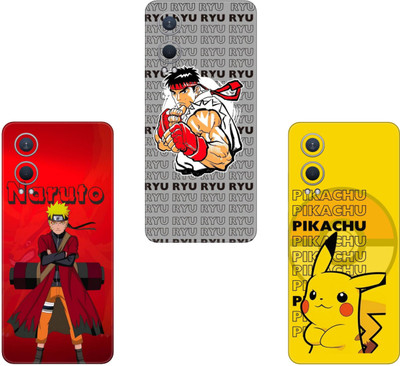 AMTHA AMTHA TECNO SPARK 7T(PACK OF 3)Camera&Back Protector Premium Vinyl Mobile Skin(Multicolor)