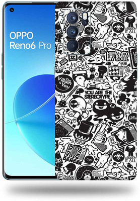 Mclaxa Oppo Reno 6 Pro Mobile Skin(Doodle Art)