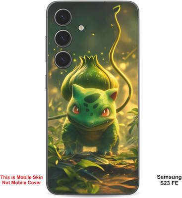 VYBE The Smart Choice Samsung S23 FE Bulbasaur Pokemon Embossed Mobile Skin(Medium Forest Green 10)
