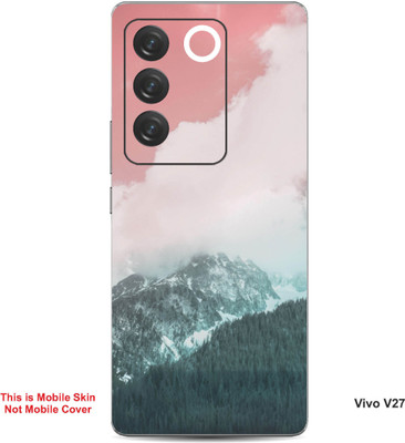 VYBE The Smart Choice Vivo V27 Naturel Mobile Skin(Faded Pink, Cascade 5)