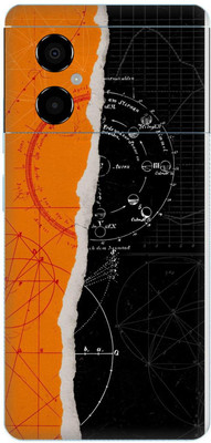 SKINADDA Poco M4 5G Premium Vinyl Mobile Skin(Multicolor)