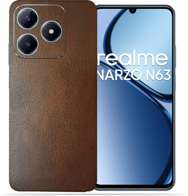 OggyBaba OggyBaba Realme Narzo N63 Mobile Skin(Brown Leather)