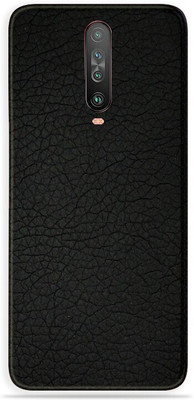 TJ CREATION POCO X2, poco x2 Mobile Skin(Ultra Super Coal Black Leather Skin With High Mattte Finish.)