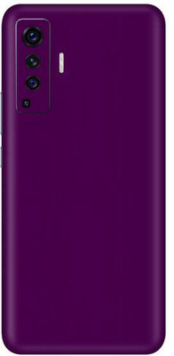 Vcare GadGets Vivo X50 Mobile Skin(Matte Purple)