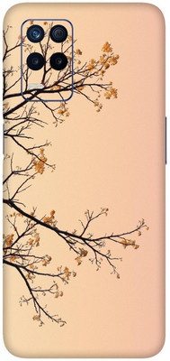 Yuckquee Compatible with Realme 8s 5G Mobile Skin Back & Camera, D-119 Mobile Skin(Abstract)