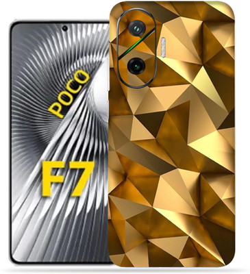 Gizmo Wraps Xiaomi Poco F7 5g Mobile Skin(Golden poly)