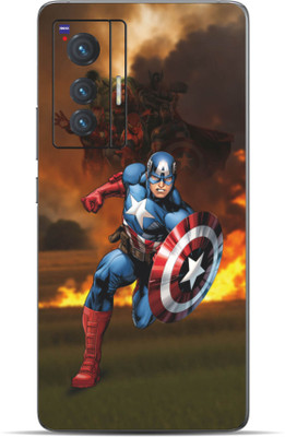 VYBE Vivo X70 Avenger Mobile Skin Mobile Skin(Indigo Dye 39)