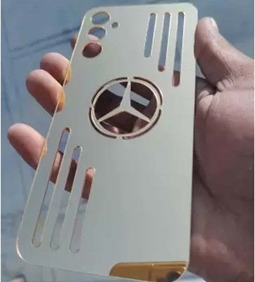 GPTECK Samsung Galaxy A24 4G Gold Mirror Finish Back Panel Mobile Skin(Gold)