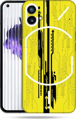 SkinoMania Nothing-Phone(1) Mobile Skin(Yellow Cyberpunk)