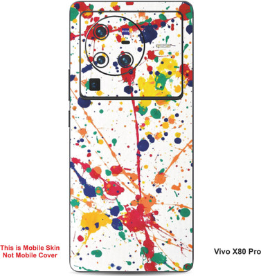 VYBE The Smart Choice Vivo X80 Pro Art Embossed Mobile Skin(Dark Byzantium 15)