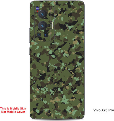 VYBE The Smart Choice Vivo X70 Pro Camouflage Embossed Mobile Skin(Hemlock 13)