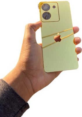 TWUAOP VIVO Y200 PRO 5G MOBILE SKIN BACK PANNEL ACRYLIC SHEET Mobile Skin(Gold)