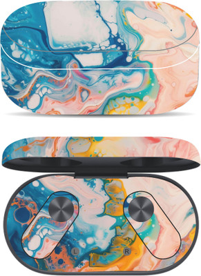 VYBE The Smart Choice OnePlus Nord Buds 2 Abstract Mobile Skin(Multi Colour 29)