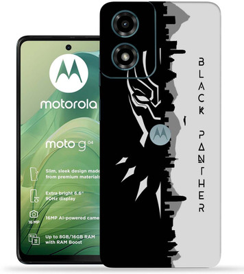 OggyBaba Moto G04 Mobile Skin(Black Panther)