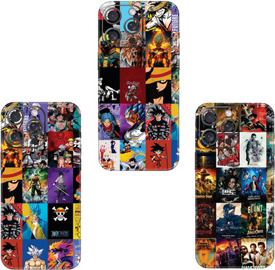 wrap craft APPLE IPHONE 12 MINI COMBO (PACK OF 3) Premium Vinyl BACK Mobile Skin(Multicolor)