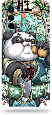 AsSkin Oppo A74 5G Mobile Skin(Ultra Super Hungry Panda With High Matte Finish.)