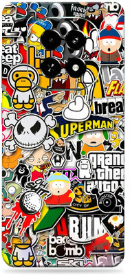 SkinoMania realme C63 5G Ultra Premium Vinyl Mobile Skin (Multicolor) Mobile Skin(Sticker-Bombing)