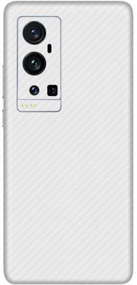 Vcare GadGets Vivo X60 Pro Plus Mobile Skin(White Carbon)