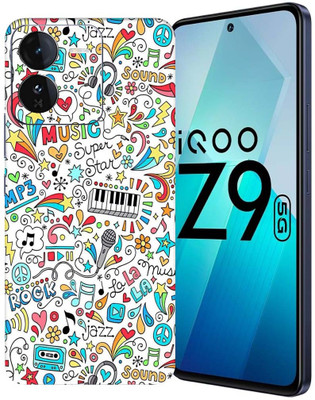 OggyBaba OggyBaba Vivo iqoo Z9 5g Mobile Skin(Music Graffiti)