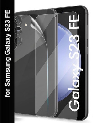 A3sprime Front and Back Side Soft Skin Guard Protector for Samsung Galaxy S23 FE 5G Mobile Skin(Transparent)